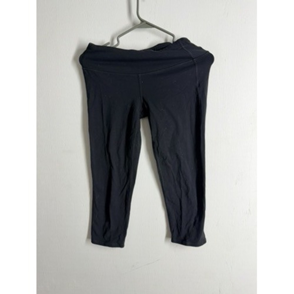Athleta Black Cropped Leggings Size S Capri Yoga Activewear Workout Pants